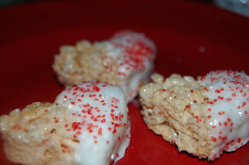 Rice Krispies on a plate